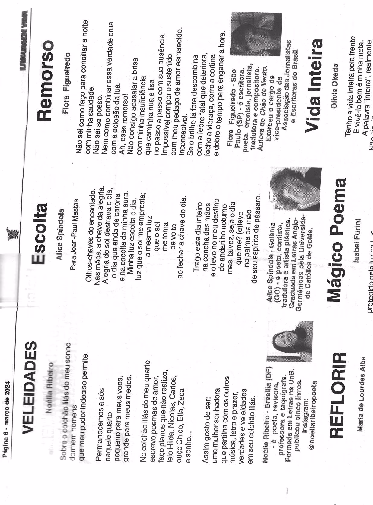 Jornal Linguagem Viva, Alice Spíndola