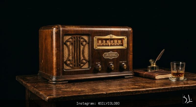 Estúdio atmosférico Rádio do Lobo