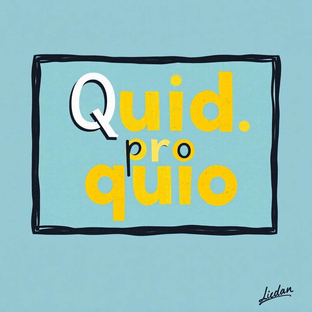 Quid pro quo (Uma coisa pela outra)