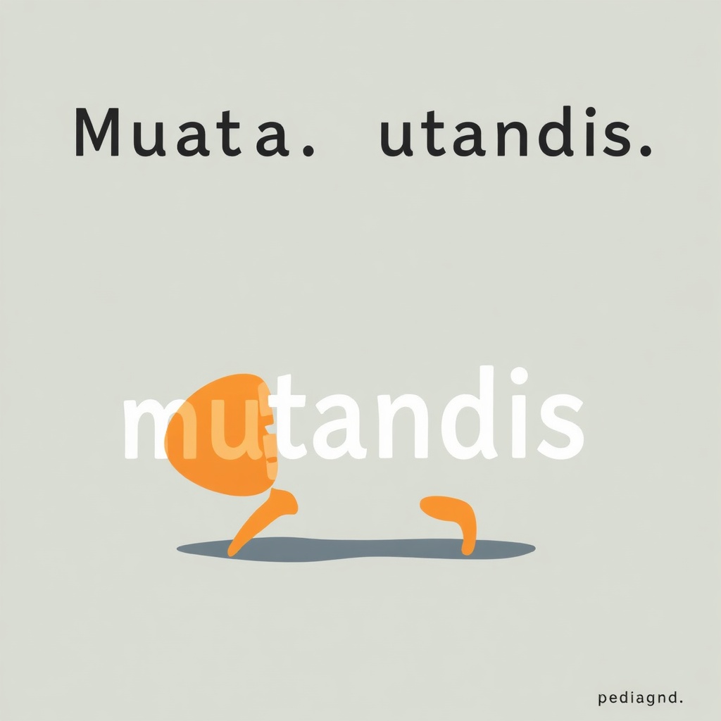 Mutatis mutandis (Changing what needs to be changed)