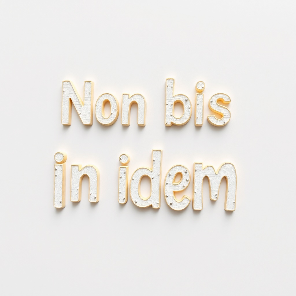 Non bis in idem (एक ही अपराध के लिए दो बार दंड नहीं)