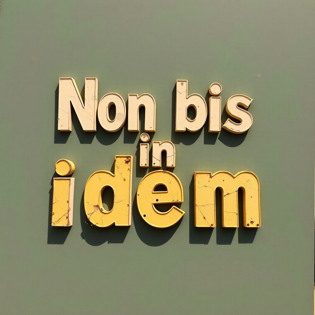 Non bis in idem (No dos veces por lo mismo)