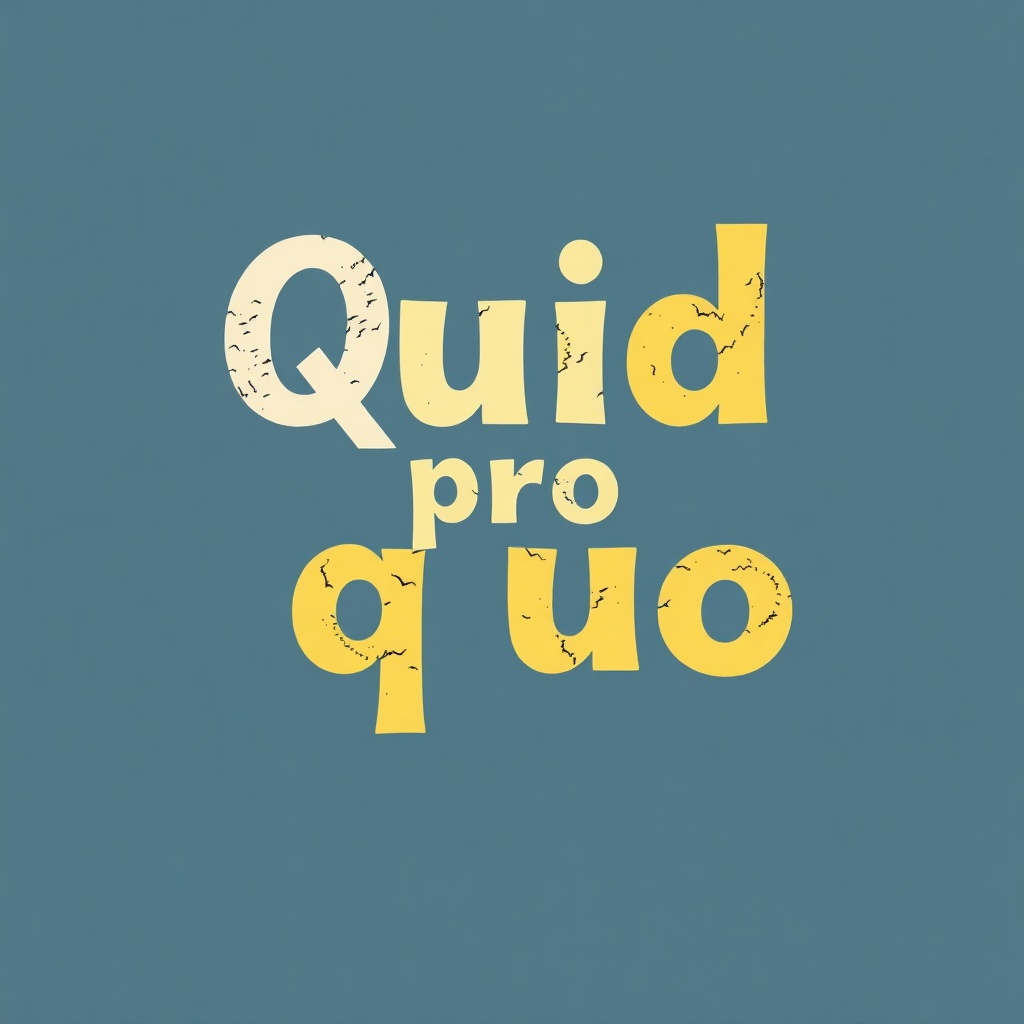 Quid pro quo (Una cosa por otra)