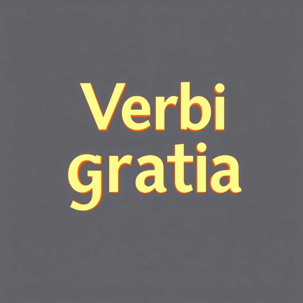 Verbi gratia (उदाहरण के लिए)