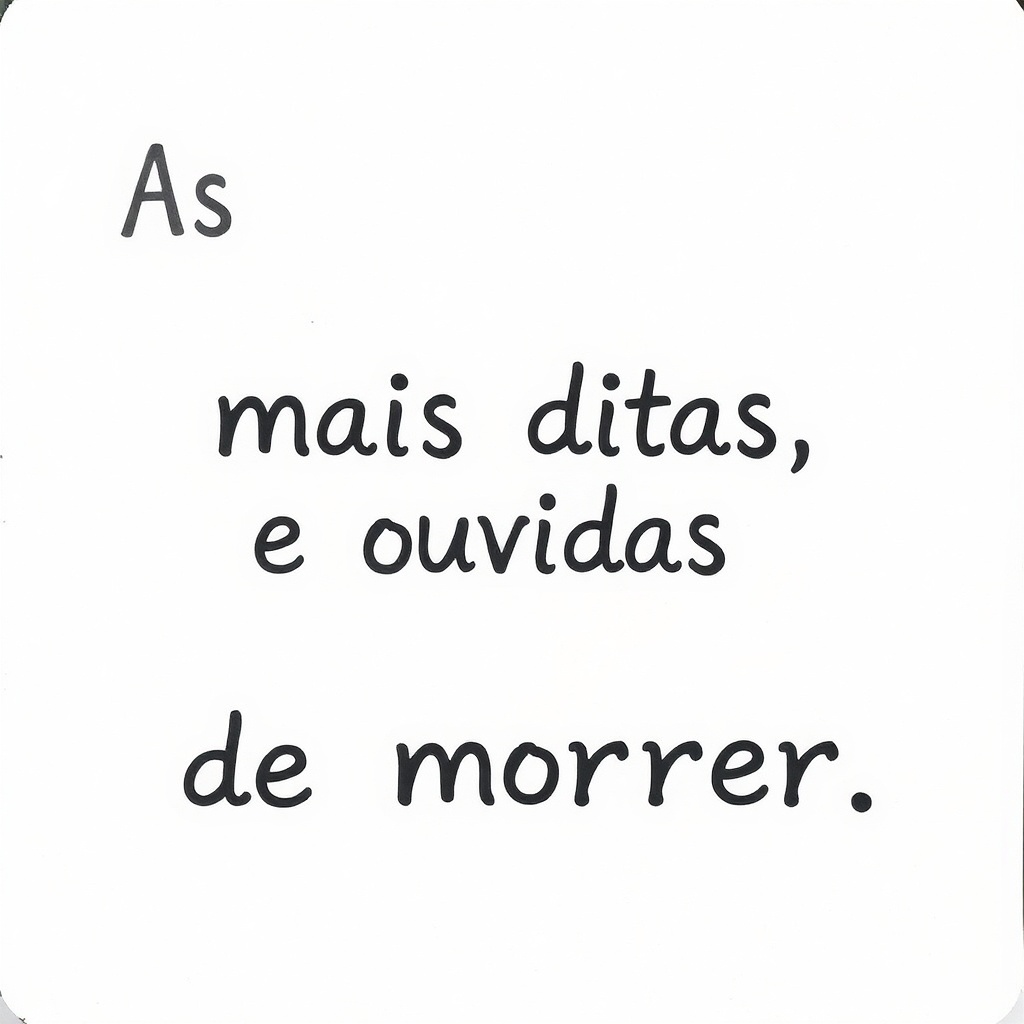 As frases mais ditas e ouvidas antes de morrer