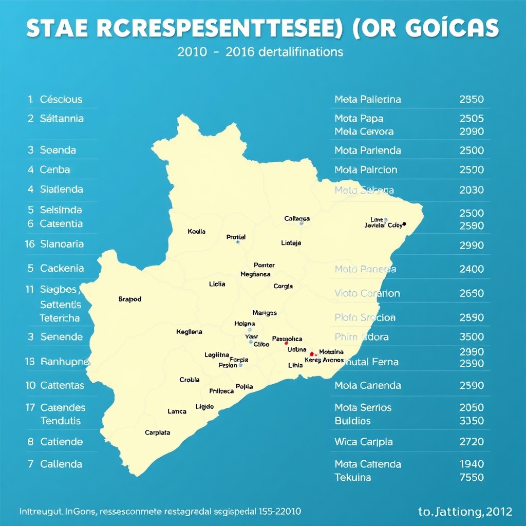 State Representatives for Goiás, 2010 Elections
